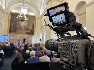 The Oxfordshire Business Summit 2026 under way at Blenheim Palace, filmed by MOTION3
